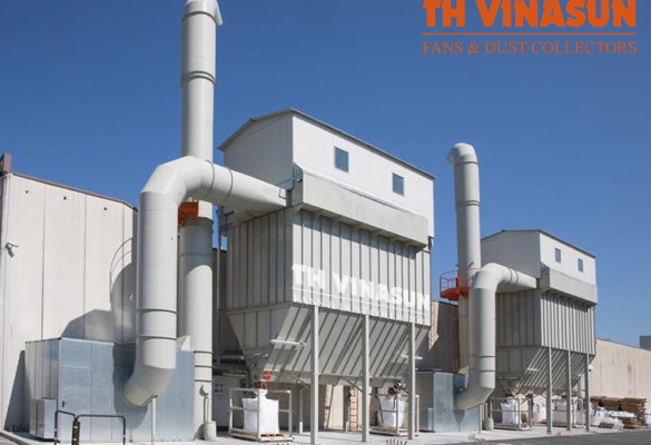 Dự án xử lí bụi nhà máy gạch Viglacera - Quạt Công Nghiệp TH Vinasun - Công Ty TNHH Sản Xuất Quạt Công Nghiệp TH Vinasun